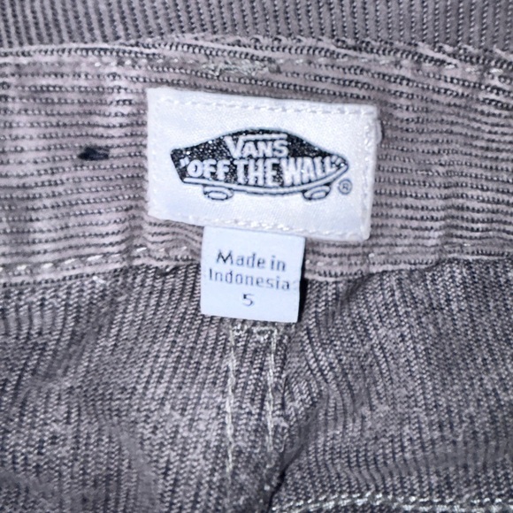 Vans Gray Women's corduroy Pants Size 5 - Picture 5 of 6